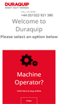 Mobile Screenshot of duraquip.com